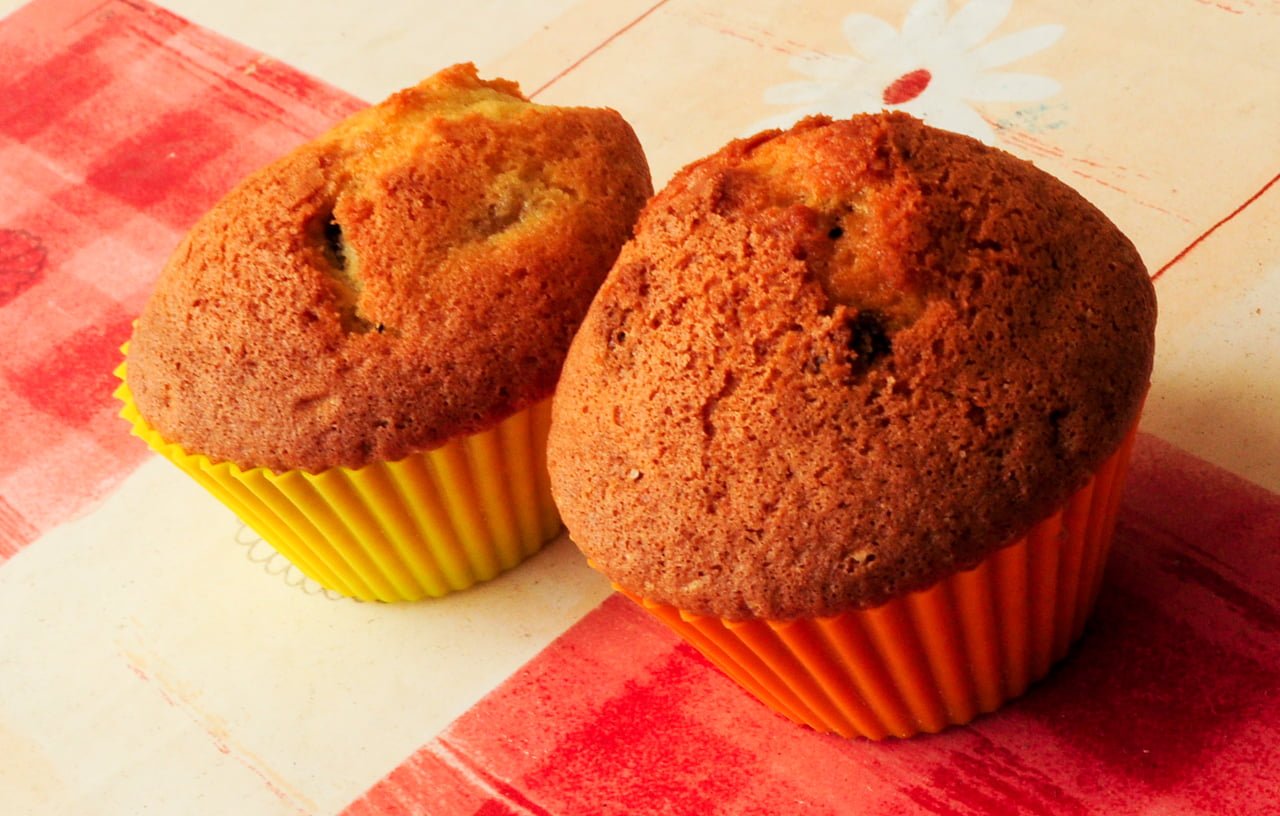 簡単 早い りんごとレーズンのマフィン