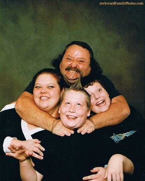 ほほえましくて笑える！海外のおもしろ家族写真