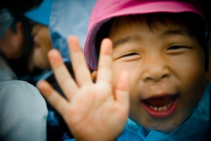 幼稚園児の男の子